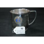 George VI Commemorative Silver Mug - Birmingham 1937, Approx 66g