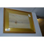 Gilt Framed Victorian Seascape signed Finn