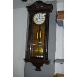 Mahogany Vienna Wall Clock