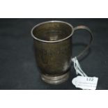 Hallmarked Silver Tankard - Birmingham 1925, approx 52g