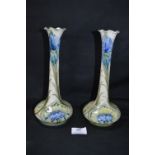 Pair of William Moorcroft Macintyre Specimen Vases