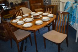 G-Plan Dining Table with Four Chairs