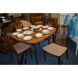 G-Plan Dining Table with Four Chairs