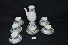 Royal Doulton Thirteen Piece Coffee Set