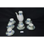 Royal Doulton Thirteen Piece Coffee Set