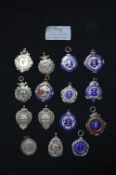 Fifteen Hull Silver Rugby Medals