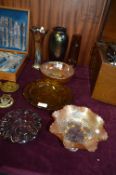 Collection of Retro Art Glass