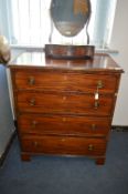 Mahogany Four Drawer Chest