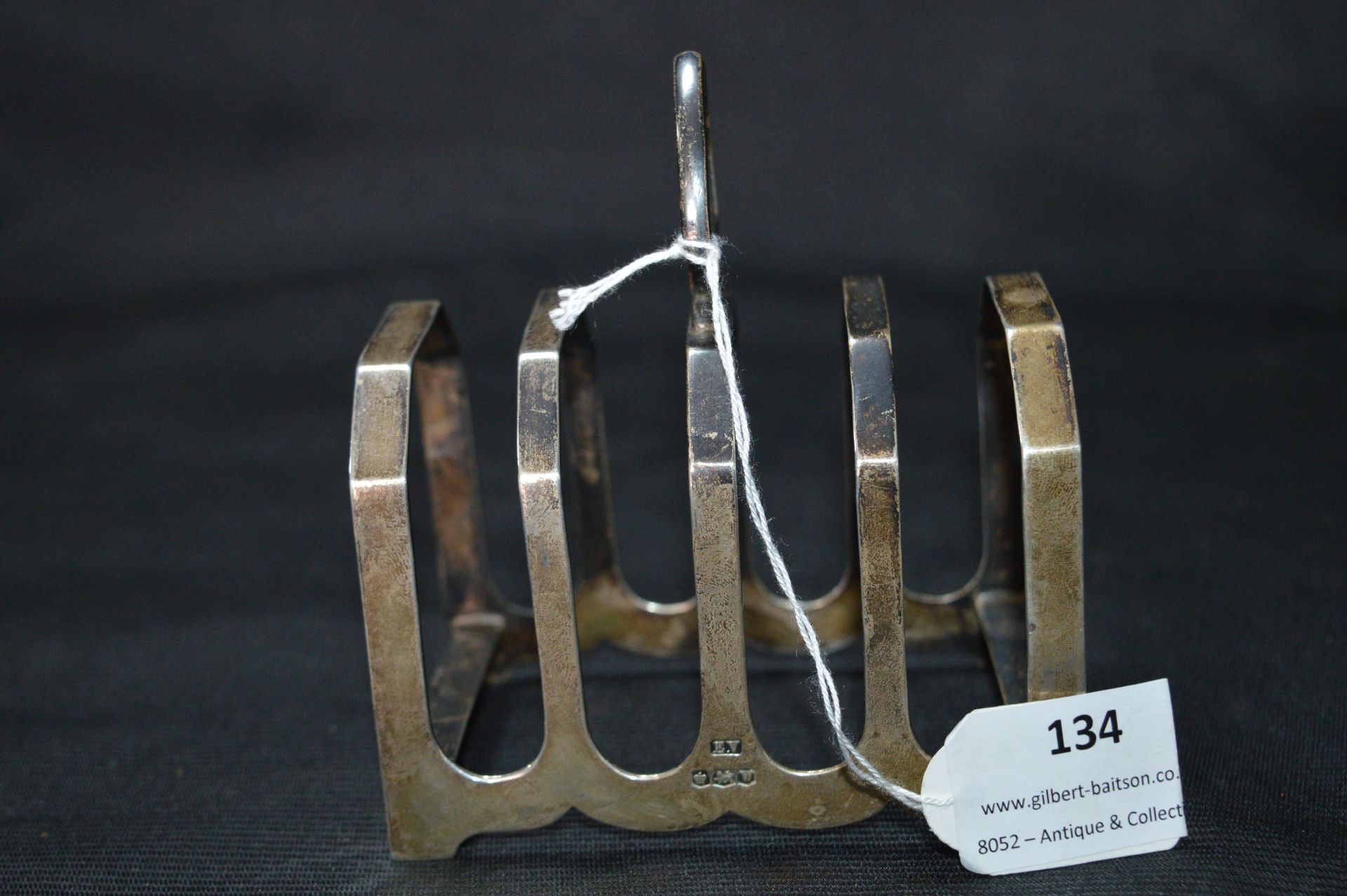 Hallmarked Silver Toast Rack - approx 104g