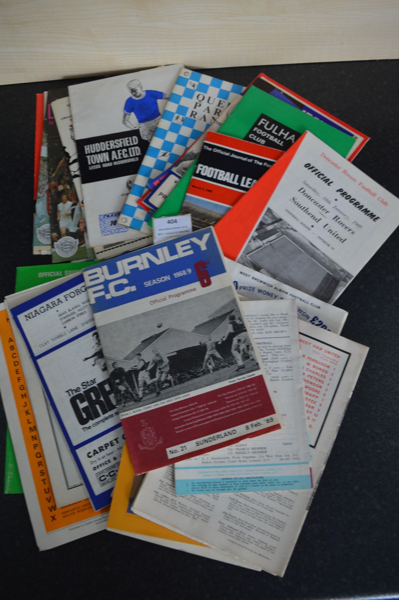 Collection of Assorted Vintage Football Programmes