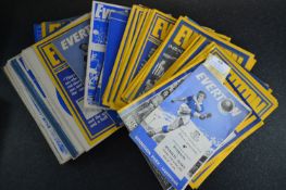 Collection of Vintage Everton Football Programmes