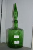 Large Green Chemists Bottle
