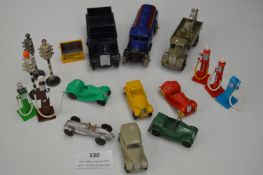 Various Early Dinky Vehicles Including Austin 7 et