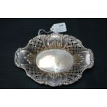Pieced Oval Silver Dish