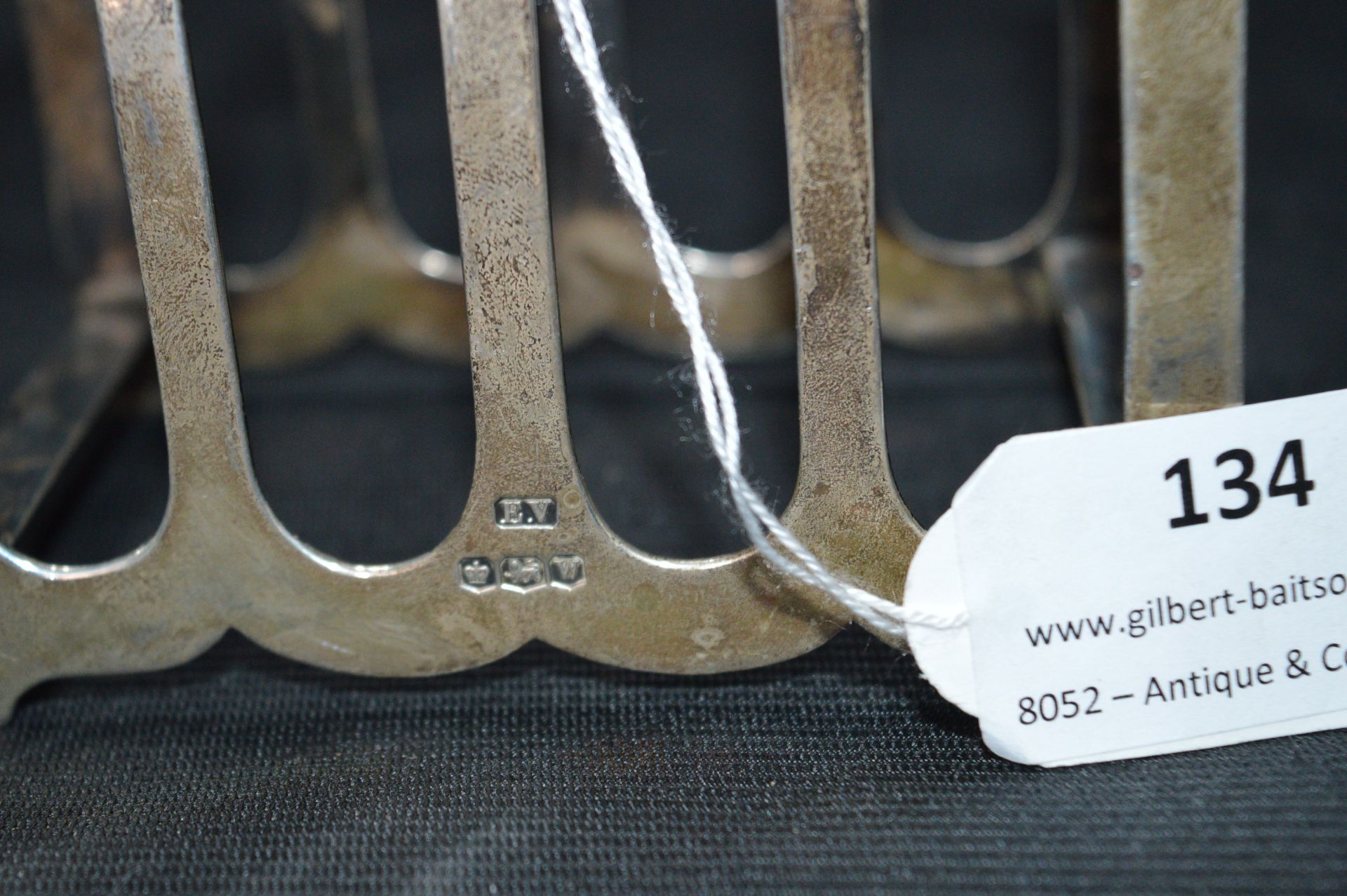 Hallmarked Silver Toast Rack - approx 104g - Image 2 of 2