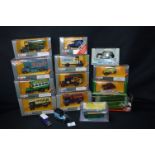 Fifteen Assorted Corgi, Matchbox and Other Diecast Advertising Vehicles, Busses, etc.