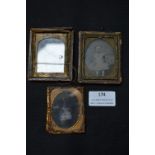 Three Gilt Framed Victorian Photographs of Children