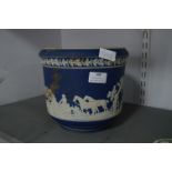 Adams Blue & White Planter