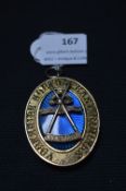 Hallmarked Silver Gilt Medallion "Yorkshire North & East Ridings Assistant" - Birmingham 1967