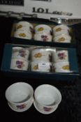 Twelve Royal Worcester Souffle Dishes