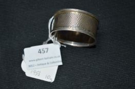 Silver Napkin Ring - Birmingham 1952, approx 10g