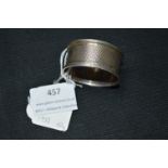 Silver Napkin Ring - Birmingham 1952, approx 10g