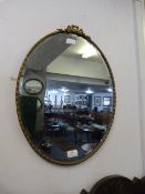 Gilt Framed Bevelled Edge Mirror