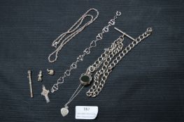 Collection of Silver Chains etc.