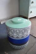 French Ceramic Lidded Jar