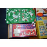 Boxed Snoopy Action Game and a Miniature Table Football Game