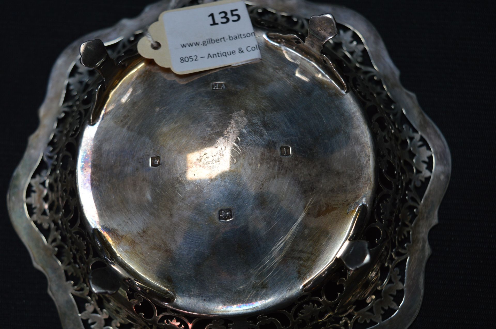 Pieced Round Silver Dish - Image 2 of 2