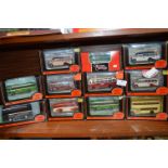 Eleven Boxed Vintage Diecast Model Buses