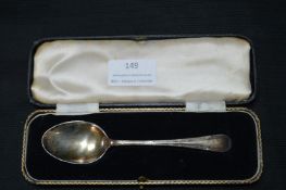 Cased Silver Spoon