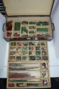 Large Wooden Box Containing Meccano Accessories