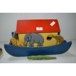 Toy Wooden Ark with Animals