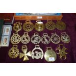 Collection of Vintage Horse Brasses