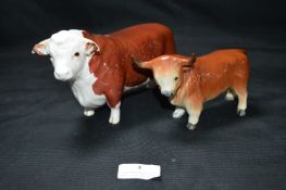 Beswick Bull and One Other