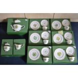 Nine Boxed Items of Royal Worcester Tea Ware Inclu