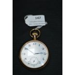 Rolled Gold Pocket Watch (Working)