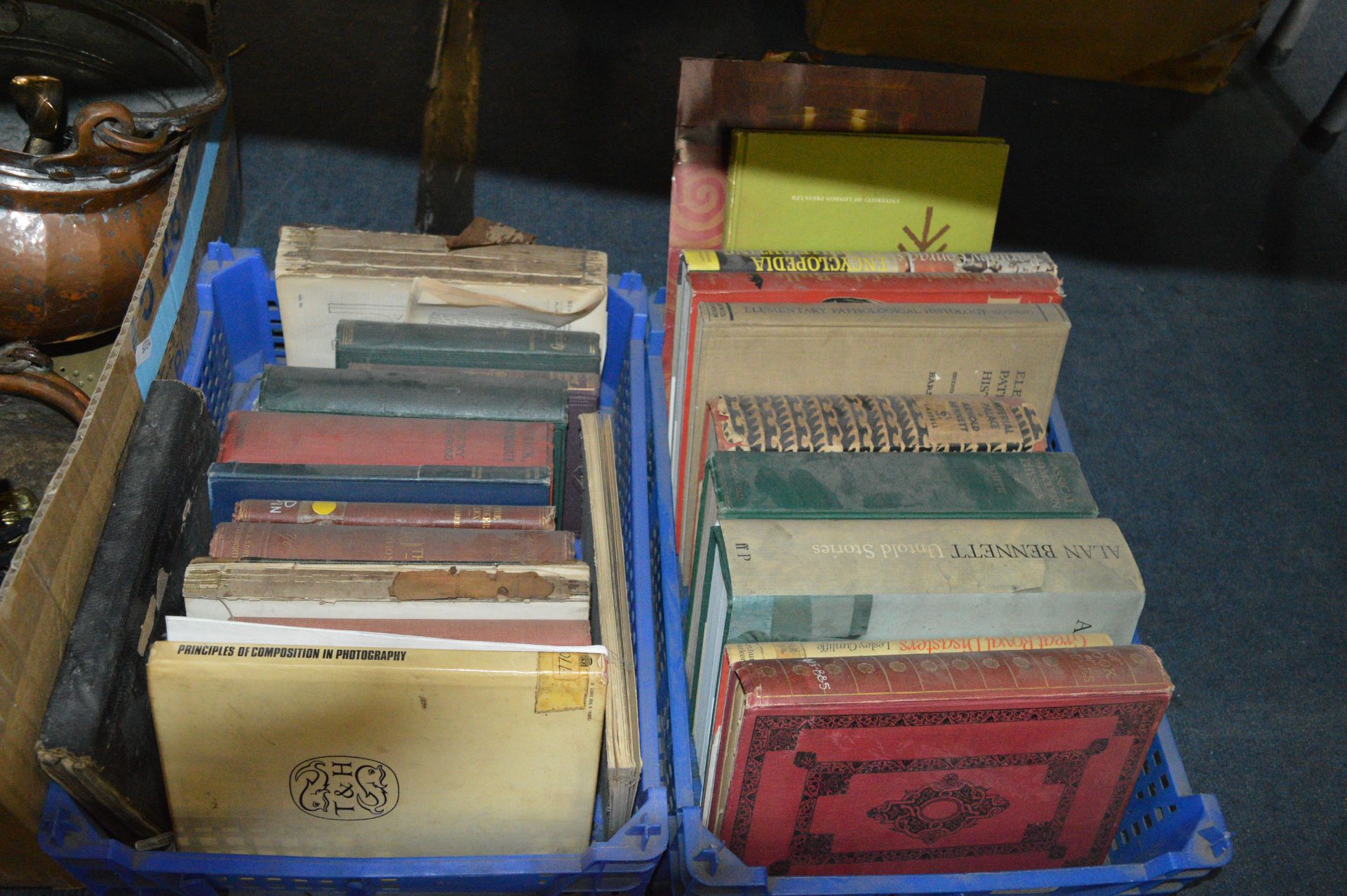 Two Boxes of Vintage and Other Books