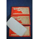 Three VIntage Boxed Car Door Trays