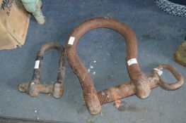 Pair of Cast Iron Shackles