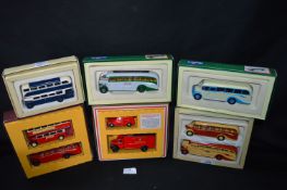 Eight Assorted Boxed Diecast Model Busses