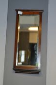 Mahogany Framed Wall Mirror