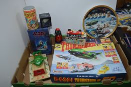 Collection of Vintage Items; Thunderbirds, Star Wars, Dr Who, etc.