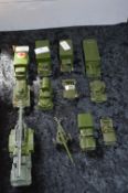 Collection of Vintage Dinky Military Vehicles