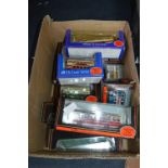 Box of Diecast Model Busses etc.