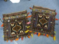 Two Woven Eastern Camel Bags