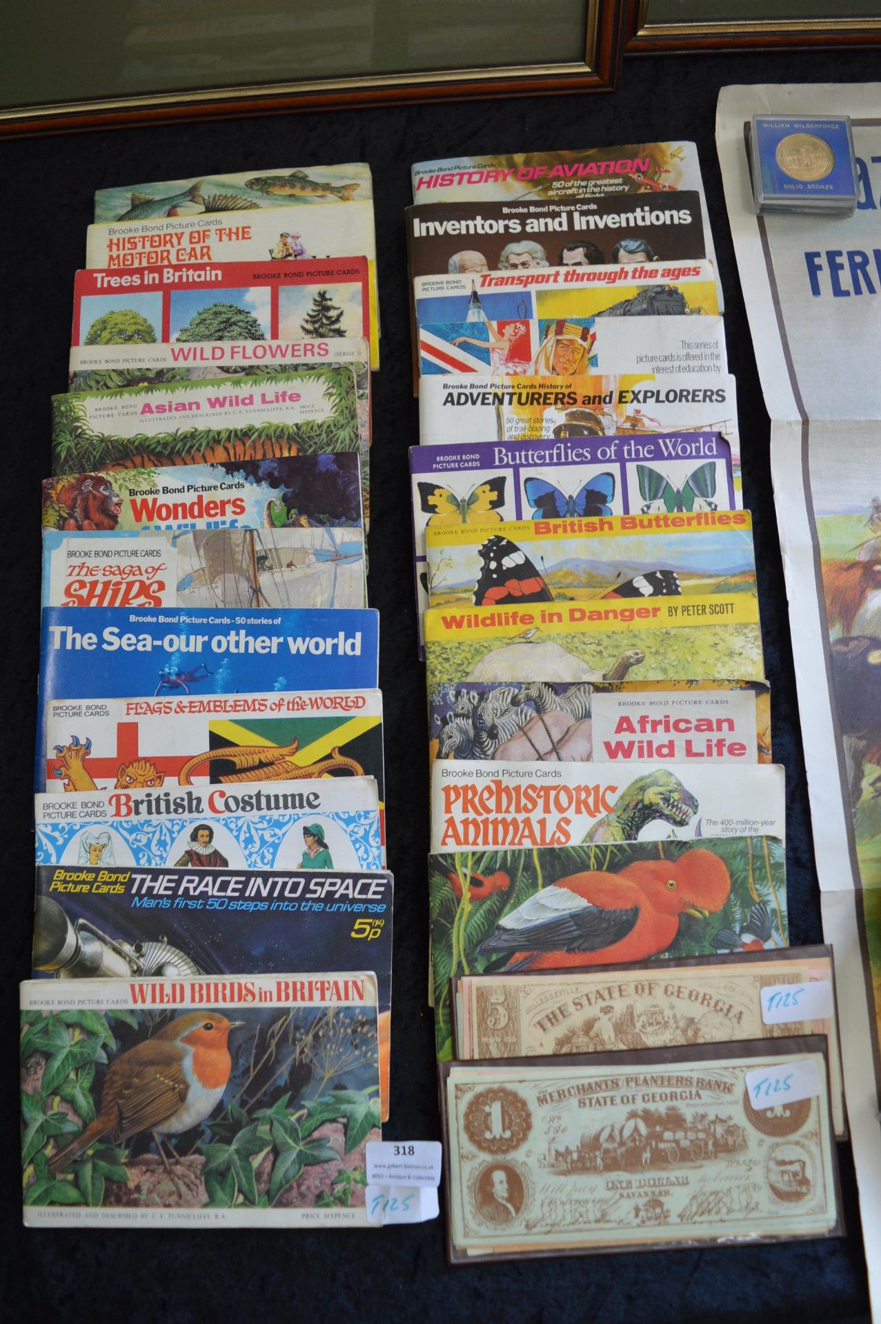 Collection Brooke Bond Tea Card Albums etc.