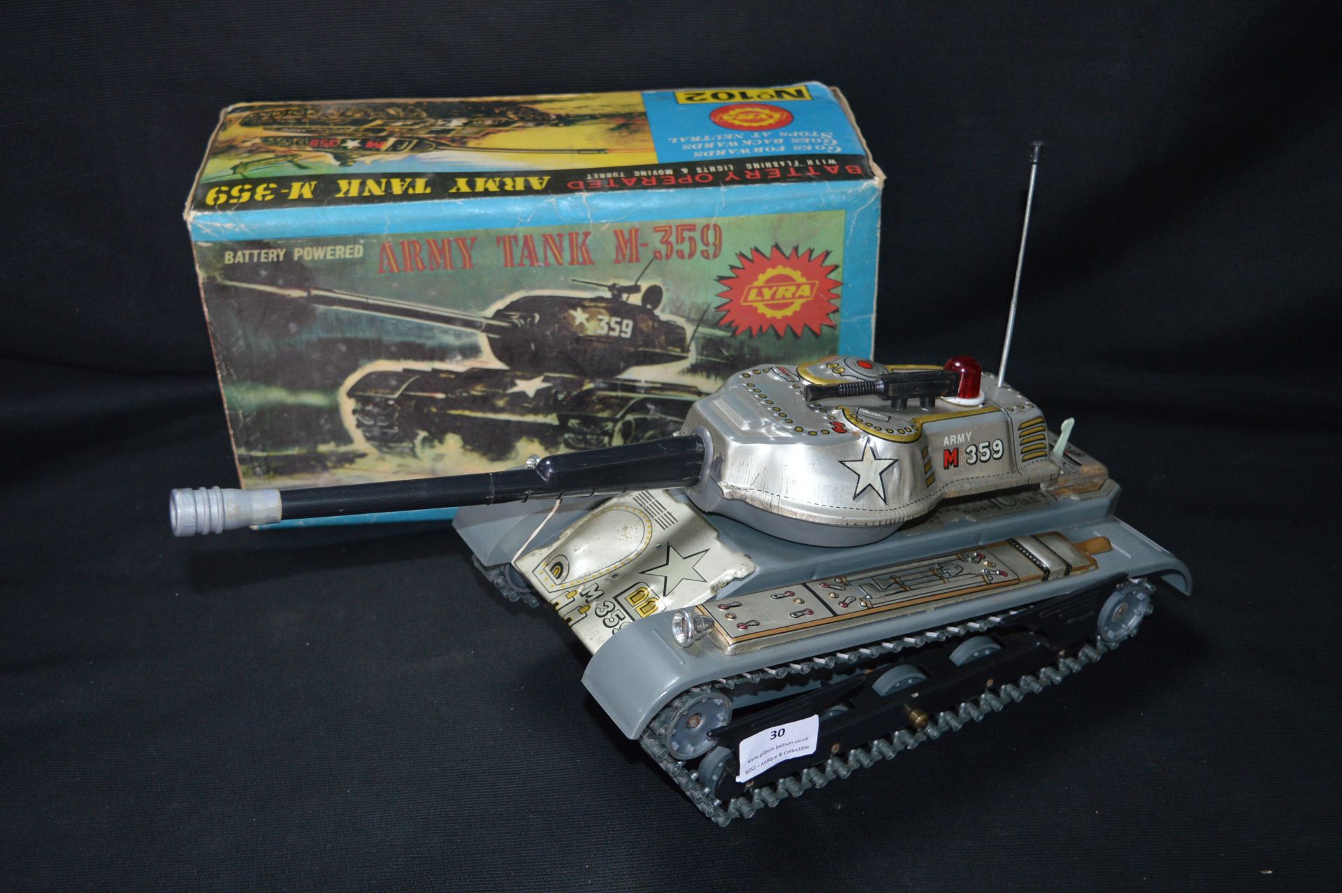 Lyra 1960's Tinplate Model Tank